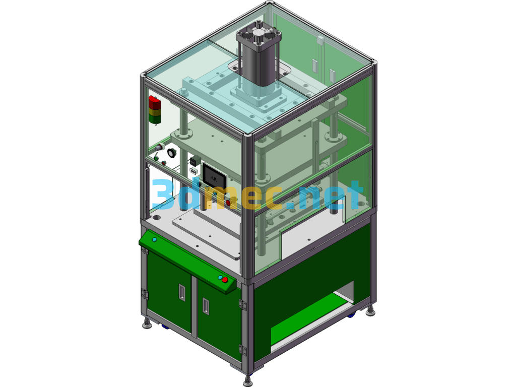 1.5T Cylinder Pneumatic Presses SolidWorks 3D Model Free Download
