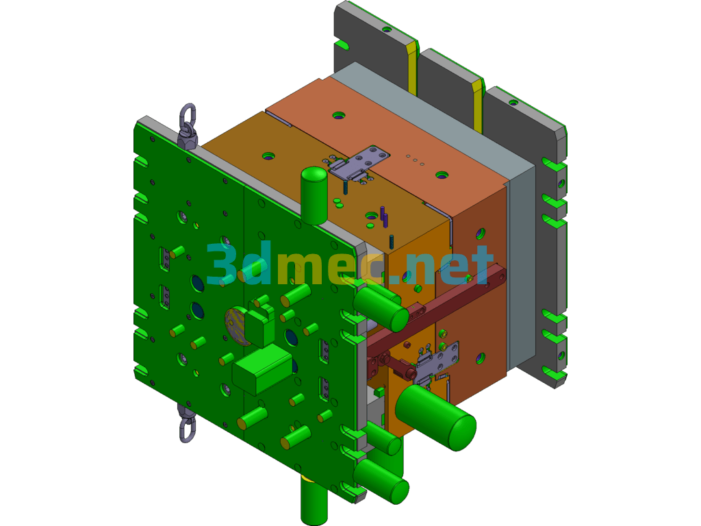 123 Craft Decoration Panel Mould Exported 3D Model Free Download
