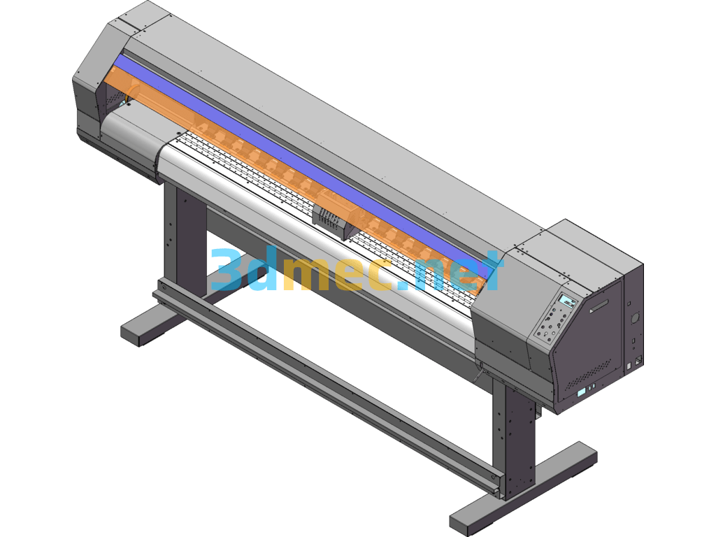 1615-1.6 Meters Photo Machine (Digital Printing Machine) SolidWorks 3D Model Free Download