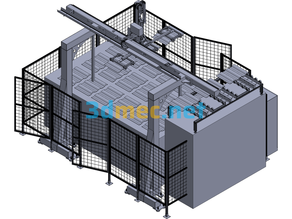 1 Laminated Underfeed Equipment Exported 3D Model Free Download