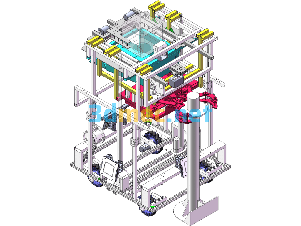 2019 DJI Robotmaster-Engineering Vehicle SolidWorks 3D Model Free Download