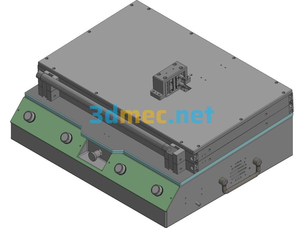 24HDD-IOM_M2 PCB Test Fixture Exported 3D Model Free Download
