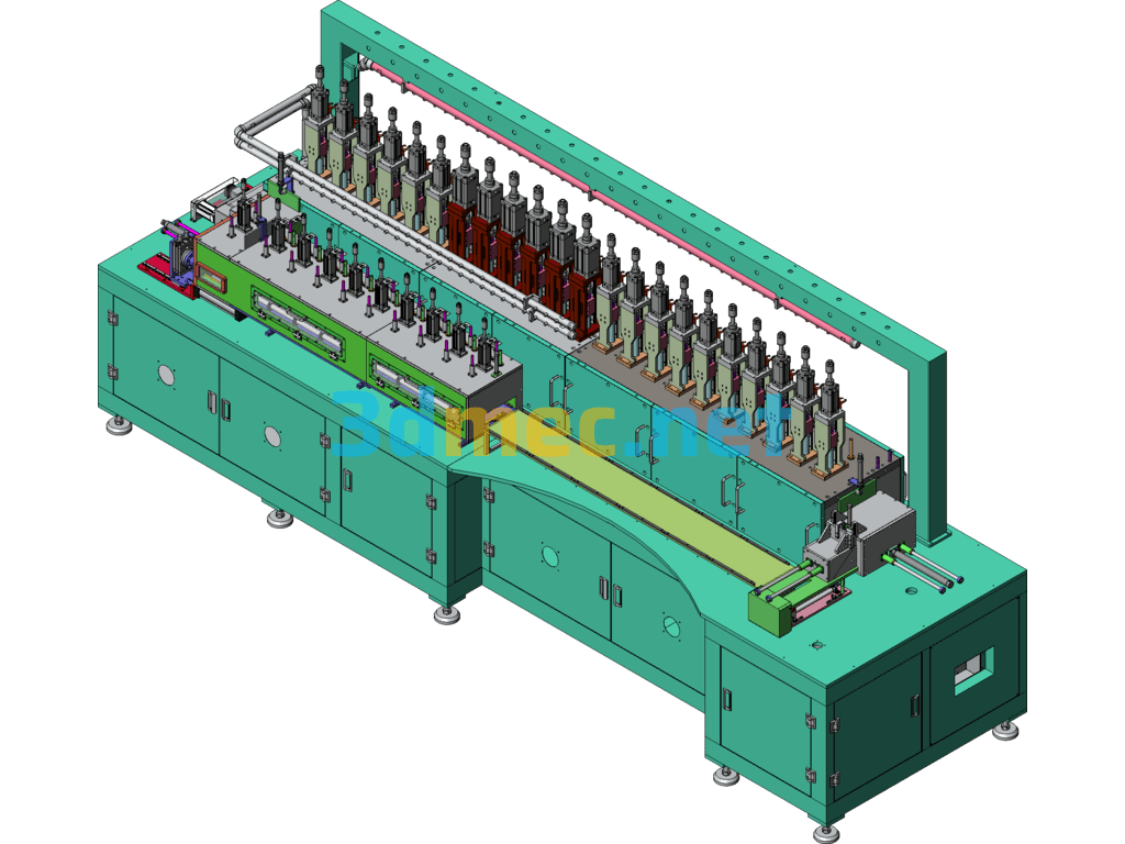 3D Glass Heat Suction Molding Machine (2021 Newest Heat Bending Machine) SolidWorks 3D Model Free Download