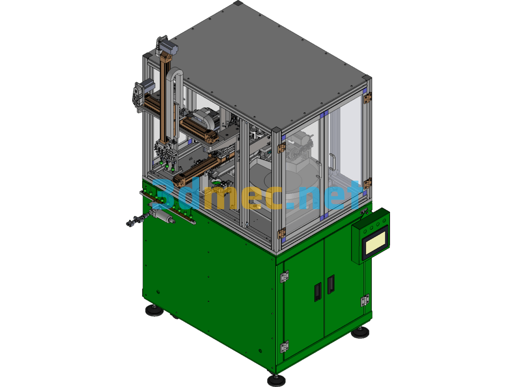 BD1901 Motor Rotor Commutator Assembly Machine SolidWorks 3D Model Free Download