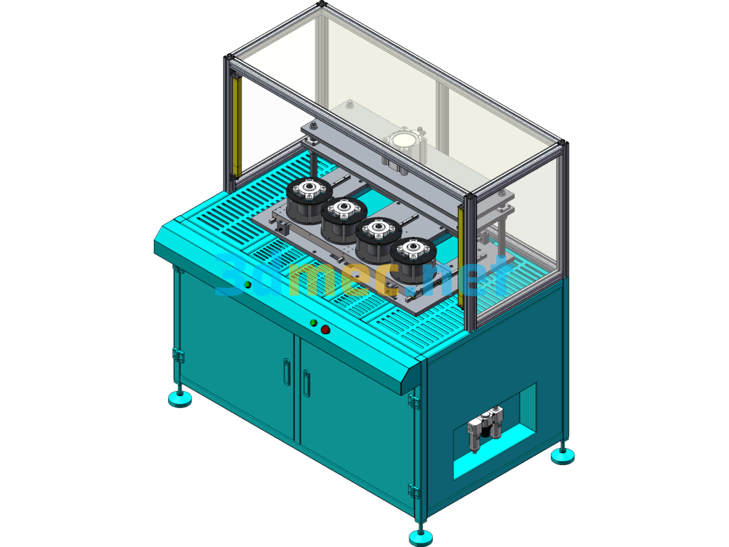 BMC Plastic Stator Cleaning Machine SolidWorks 3D Model Free Download