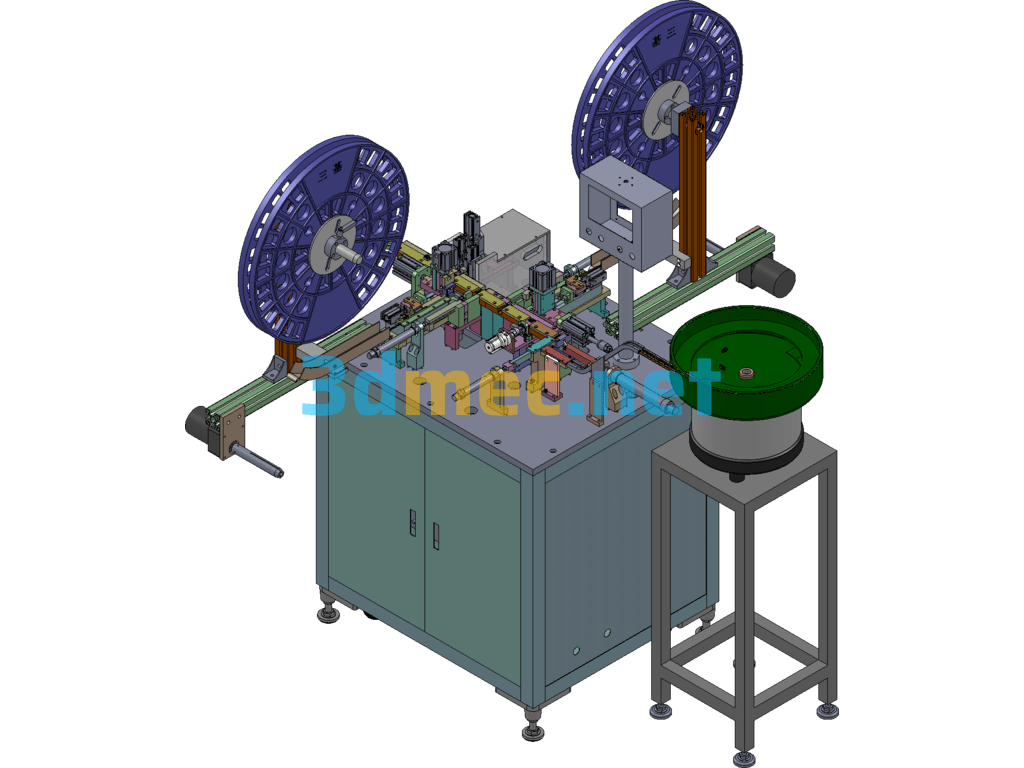 CKX-035-408 Automatic Insertion Six Terminal Machine SolidWorks 3D Model Free Download