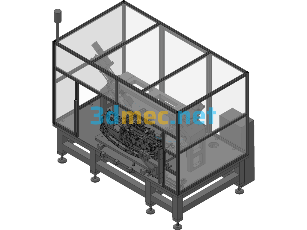 D077 Instrument Panel Punching Equipment Exported 3D Model Free Download