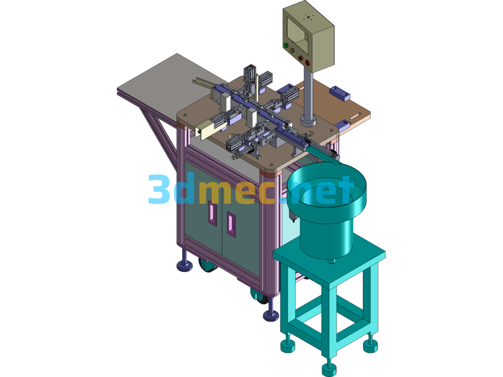 DC-004 Electric Measuring Machine SolidWorks 3D Model Free Download