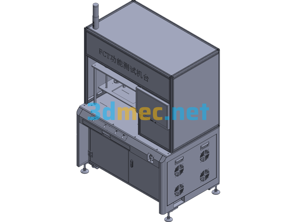 FCT Function Test Equipment Exported 3D Model Free Download