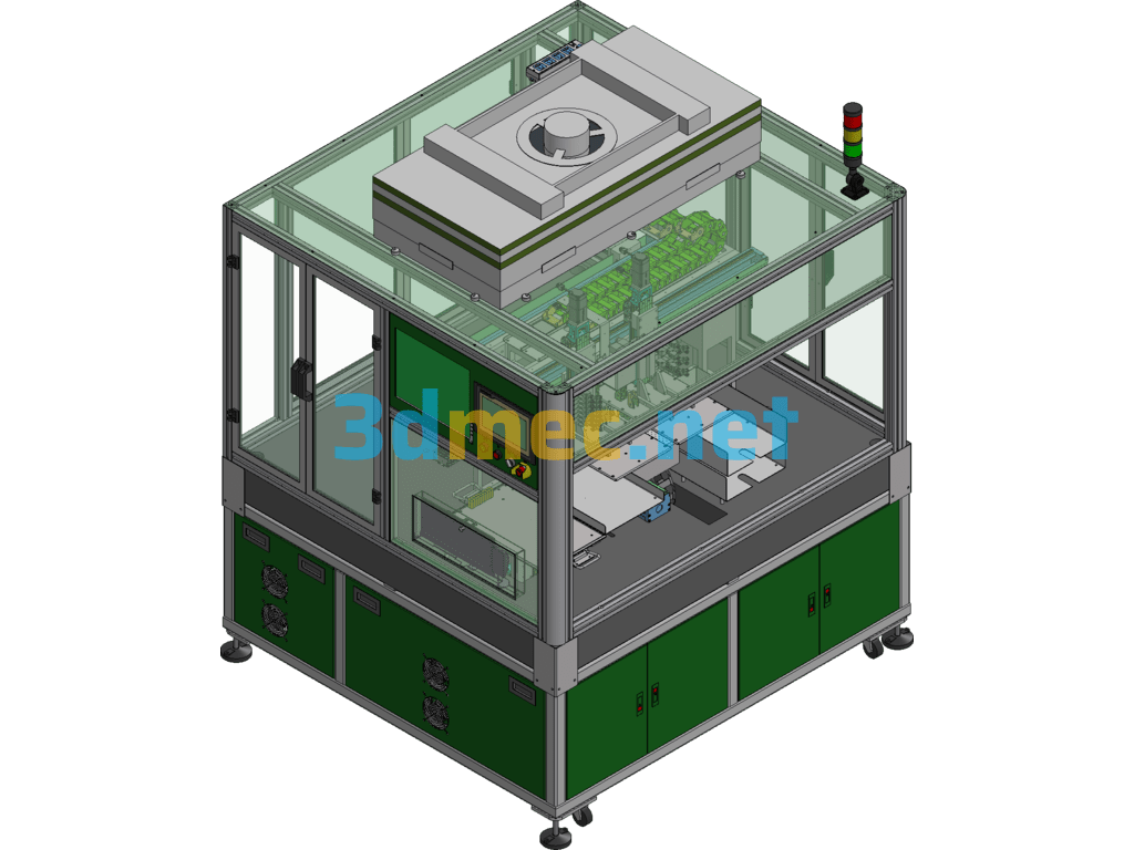FPC Automatic Loading And Unloading Inspection Machine Inventor 3D Model Free Download
