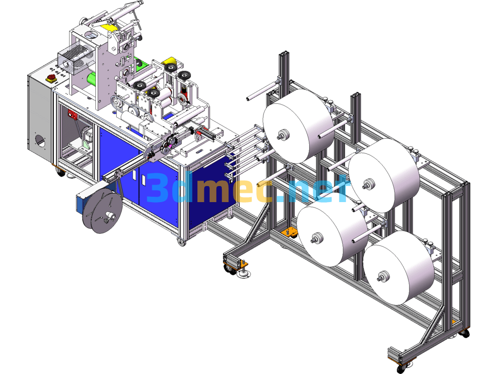 KN95 Mask Machine SolidWorks 3D Model Free Download