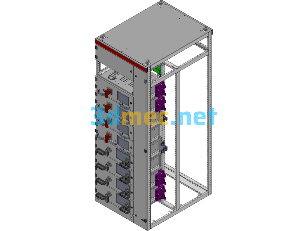 MNS Improved Drawer Switchgear SolidWorks 3D Model Free Download