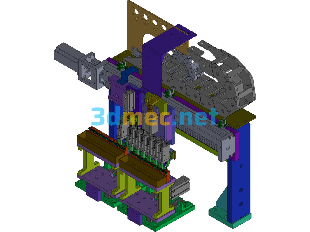 NG Discharge And Charge Handling Modules Exported 3D Model Free Download