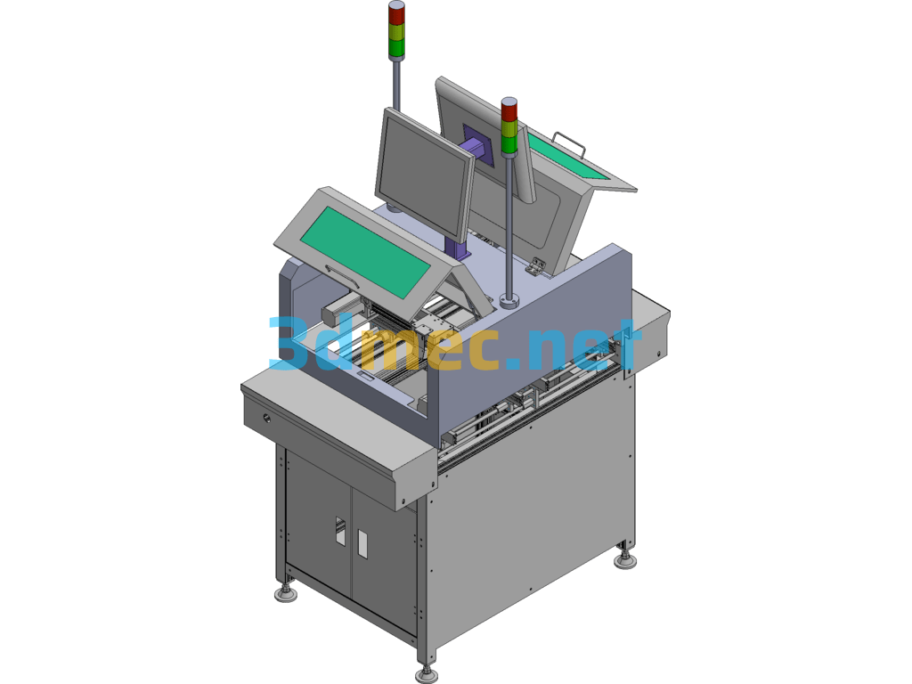 SMT Fully Automatic Double Track Docking Station Exported 3D Model Free Download