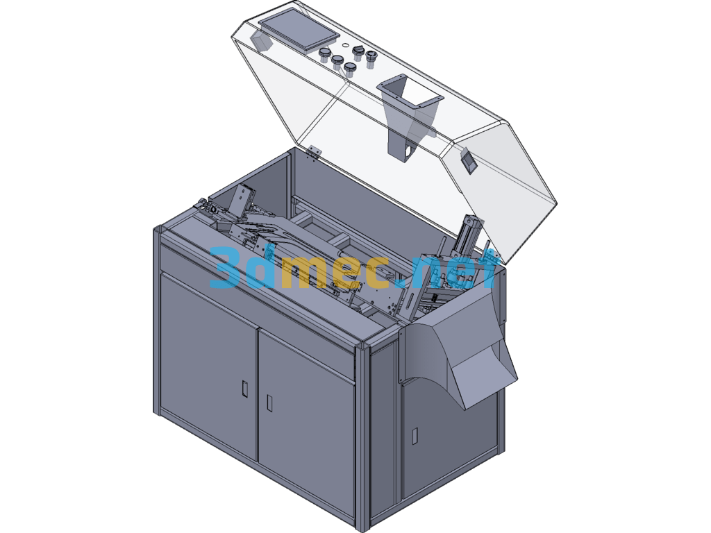 USB Automatic Packaging Machine Exported 3D Model Free Download