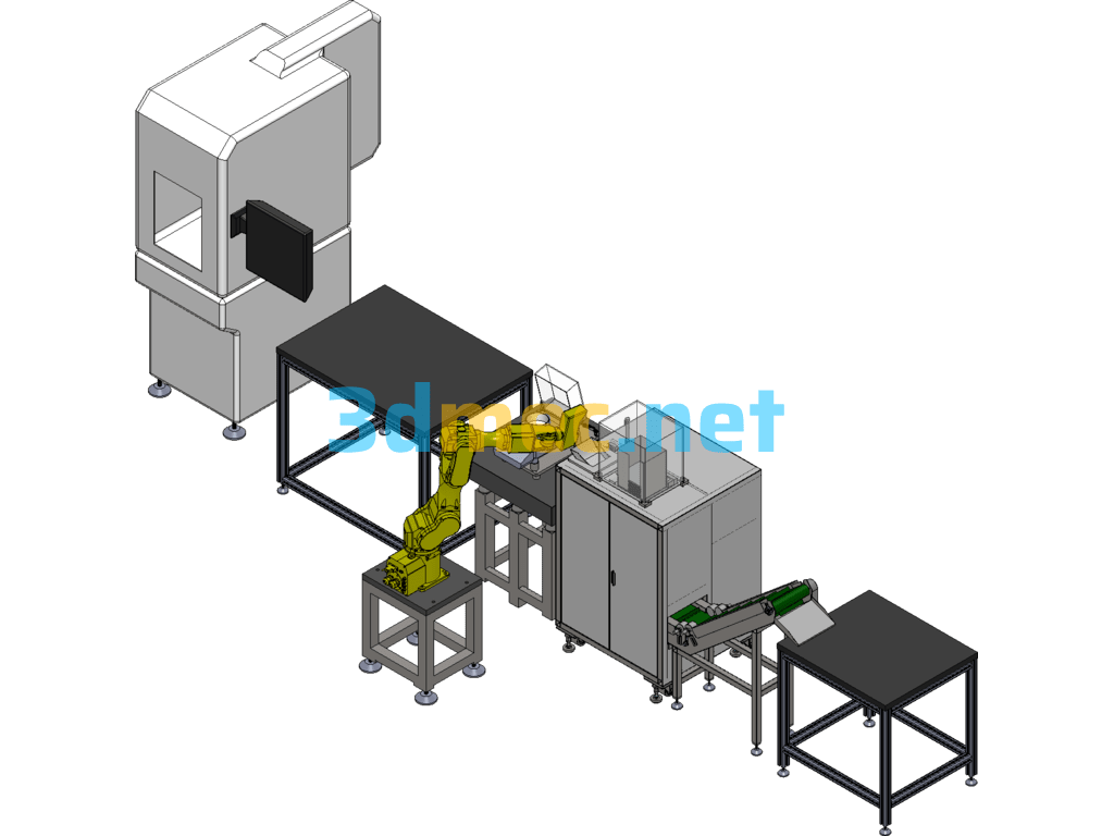 WLFJ01--SLD&DRW1.0 Visual Inspection Single Channel Version SolidWorks 3D Model Free Download