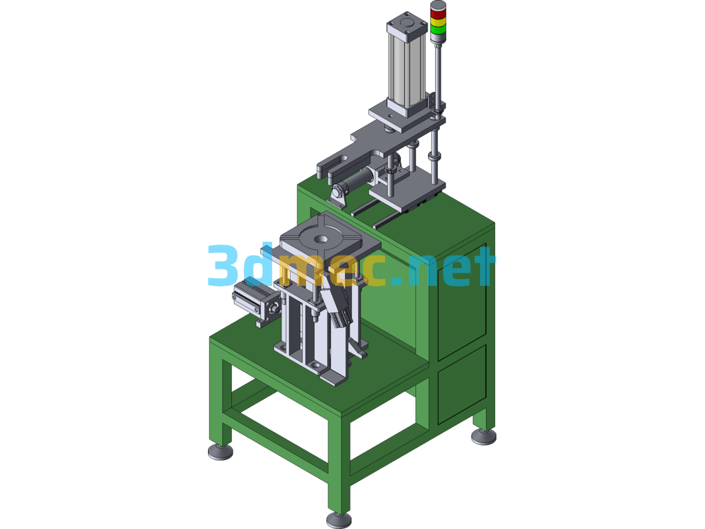 X2020-Pneumatic Press SolidWorks 3D Model Free Download