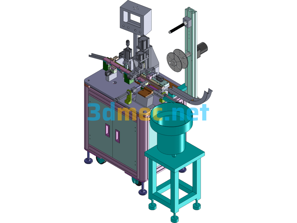 Z-BA1-003AB30XDIP Automatic Terminal Inserter Exported 3D Model Free Download