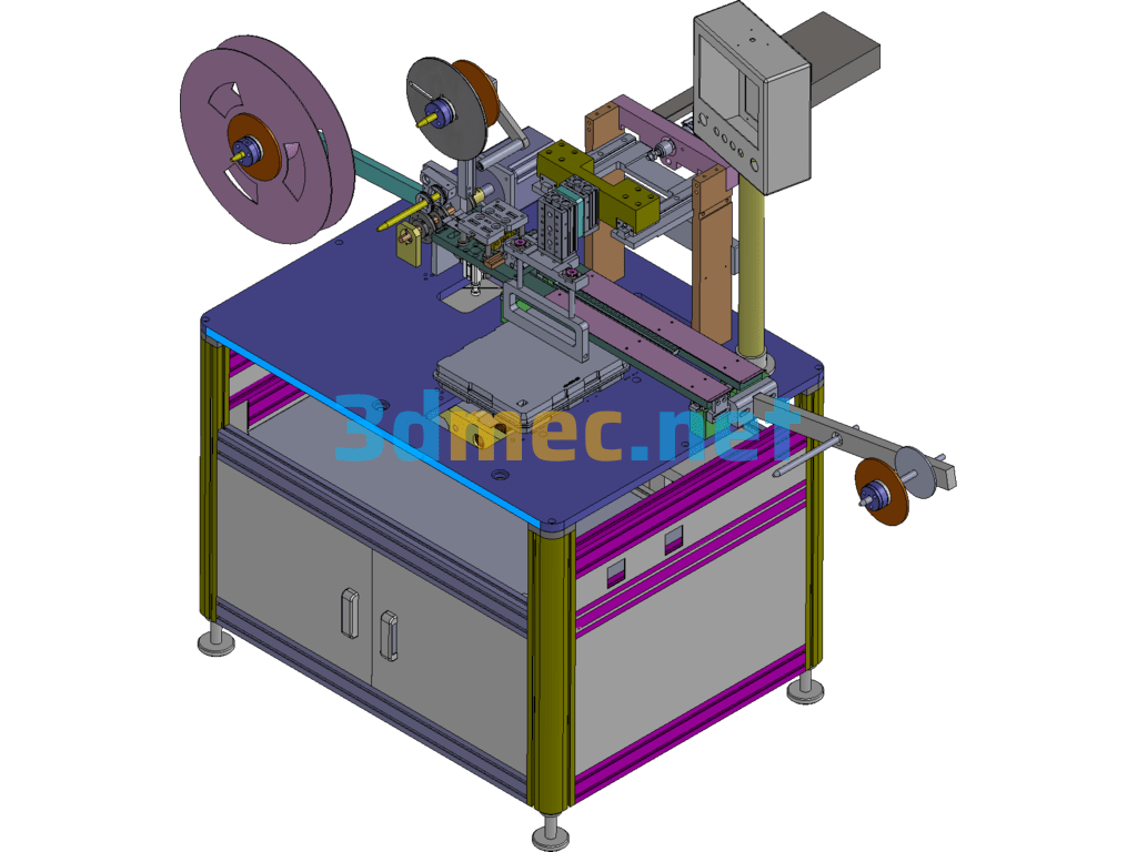 Z-HR1-10ACD Automatic Packaging Machine SolidWorks 3D Model Free Download