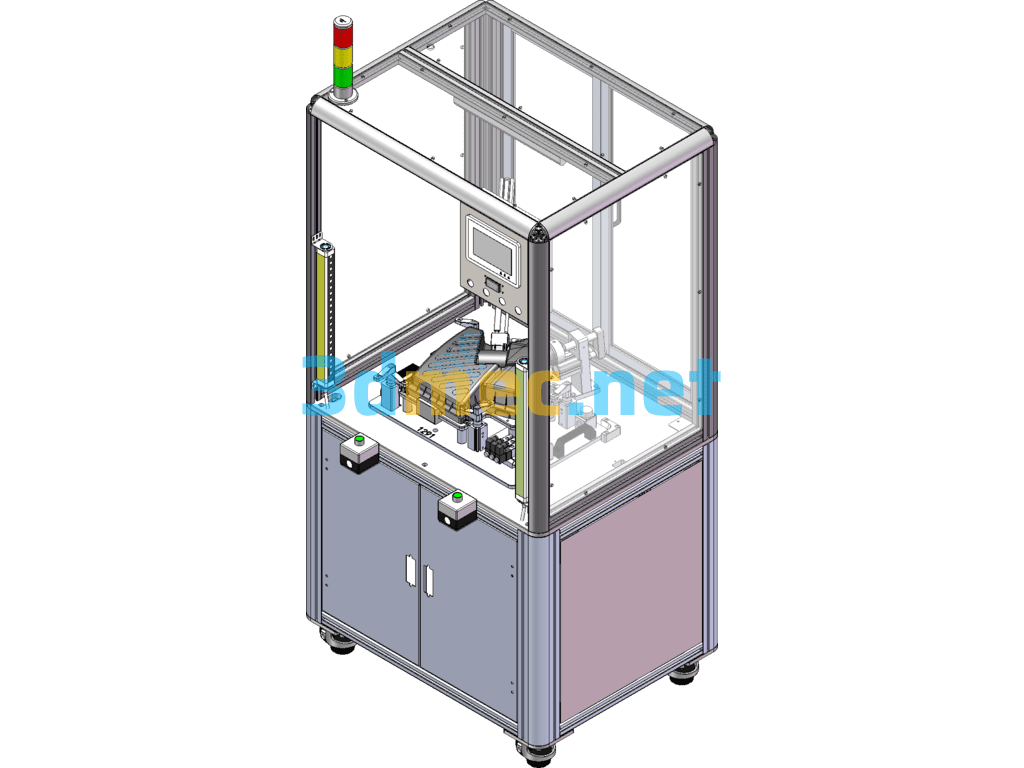 A Product Air Tightness Test Equipment SolidWorks 3D Model Free Download