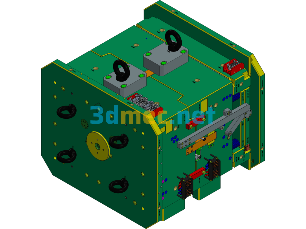 A Classic Auto Lamp Parts Mold UG(NX) 3D Model Free Download