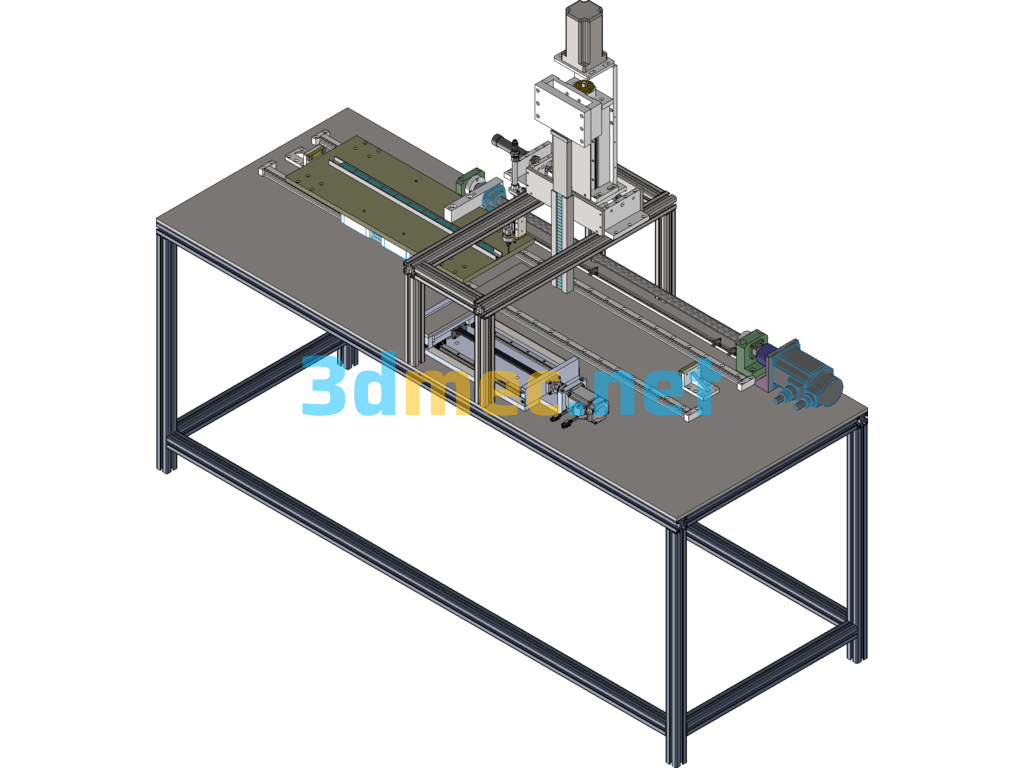 A Kind Of Magnet Automatic Assembly Equipment SolidWorks 3D Model Free Download