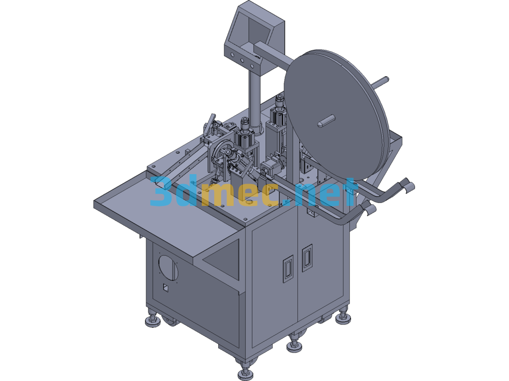 Automatic Bending And Cutting Machine For Both Sides Of Terminals Exported 3D Model Free Download
