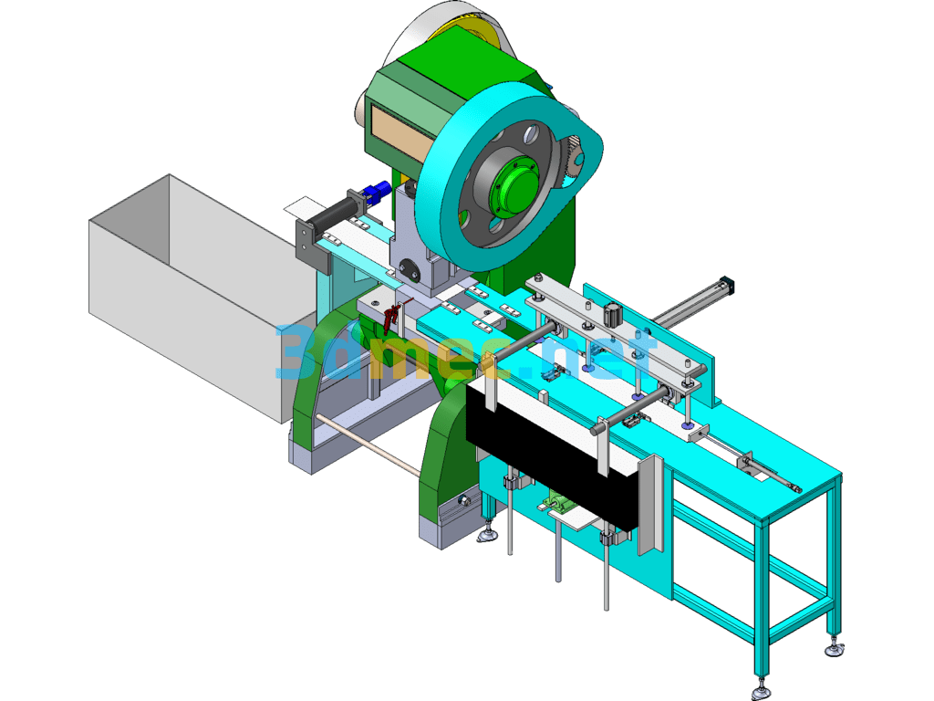 Mica Sheet Automatic Loading Press Machine SolidWorks 3D Model Free Download