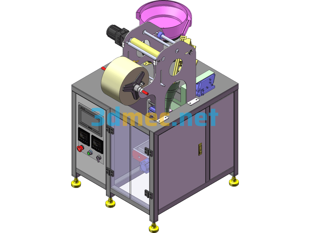 Hardware Packaging Machine (80 Packages Per Minute) SolidWorks 3D Model Free Download