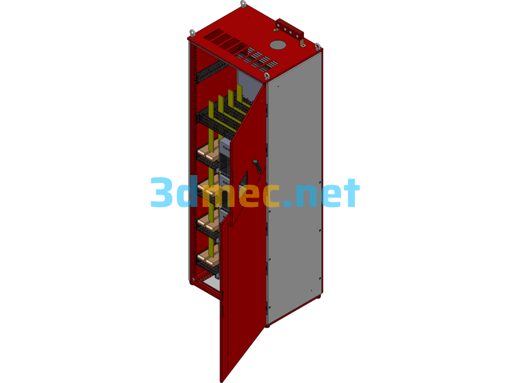 Low-Voltage Distribution Cabinets SolidWorks 3D Model Free Download