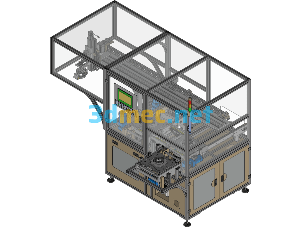 Automatic Dynamic Balance Measurement Shifting Machine Exported 3D Model Free Download