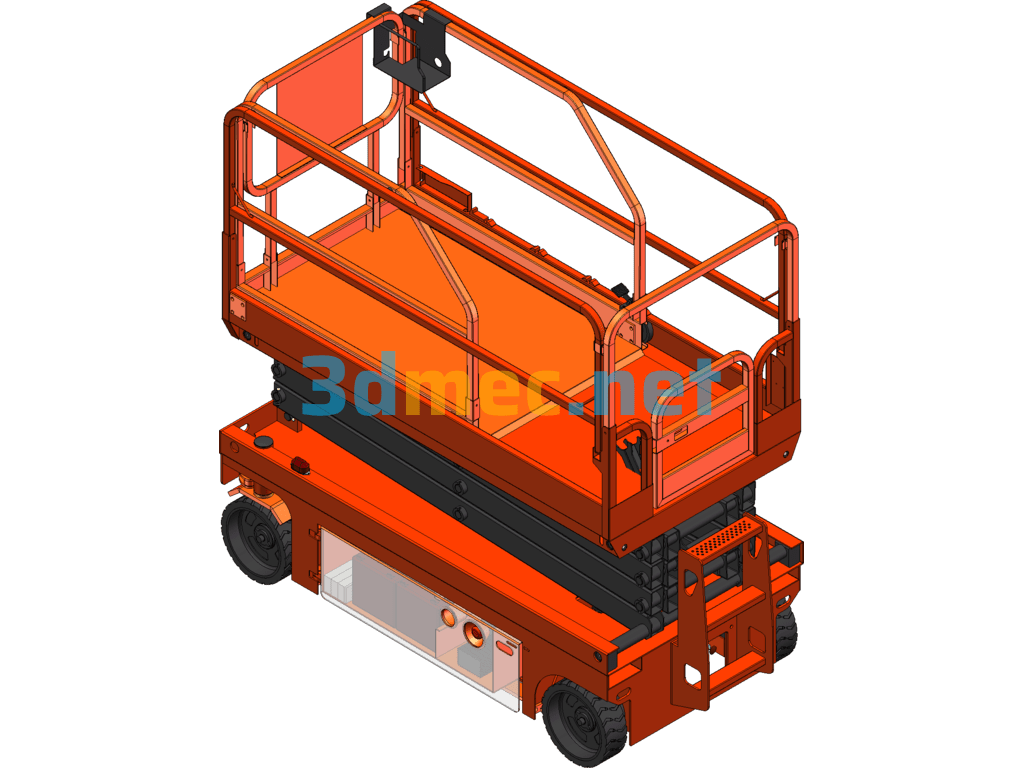 Fully Automatic Lifting Platform SolidWorks 3D Model Free Download