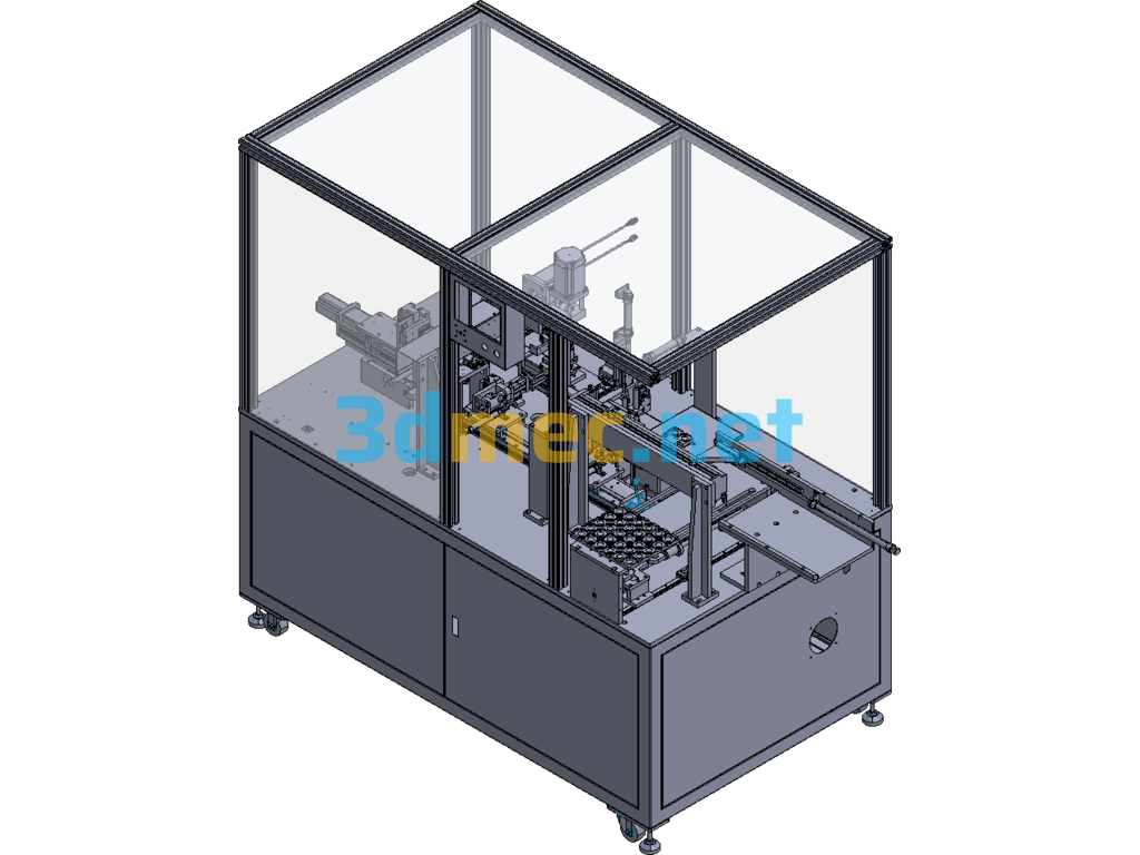 Automatic Wire Welding Machine Exported 3D Model Free Download