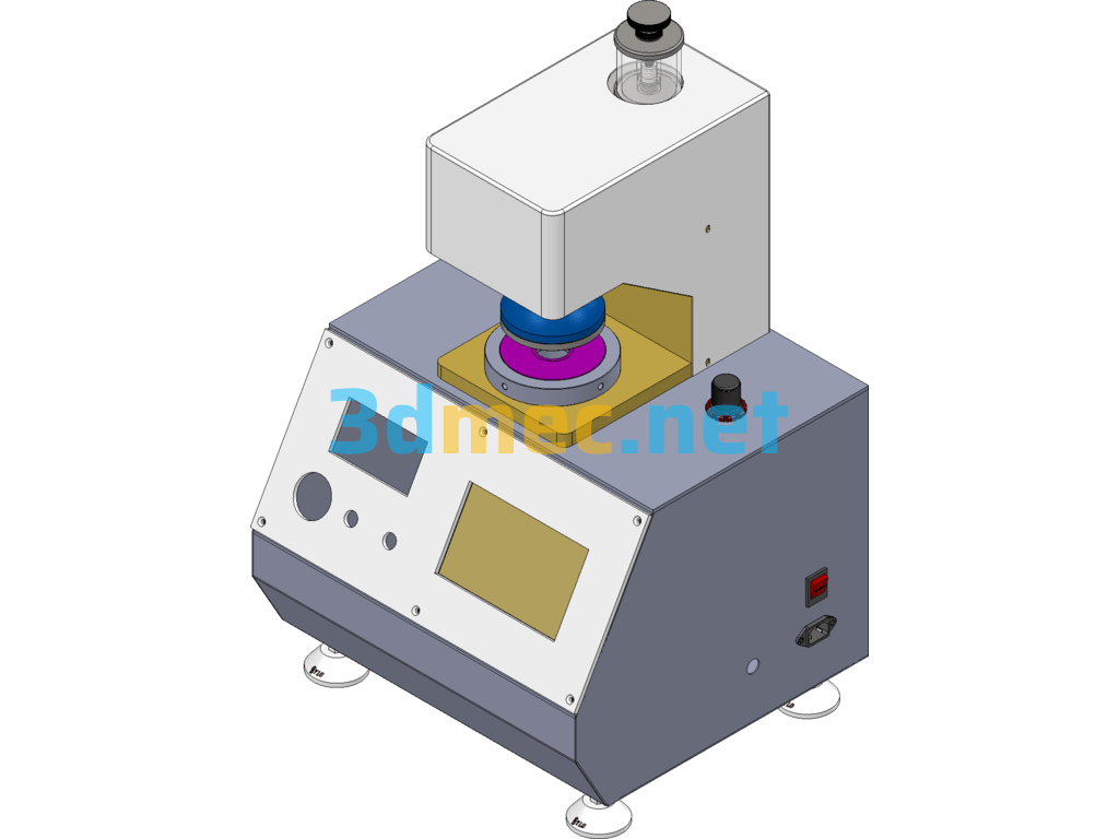 Automatic Carton Board Breakage Tester SolidWorks 3D Model Free Download