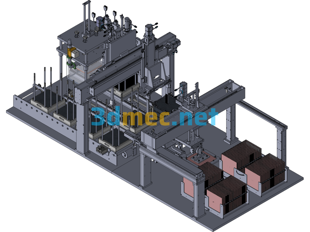 Automatic Laminating Equipment SolidWorks 3D Model Free Download