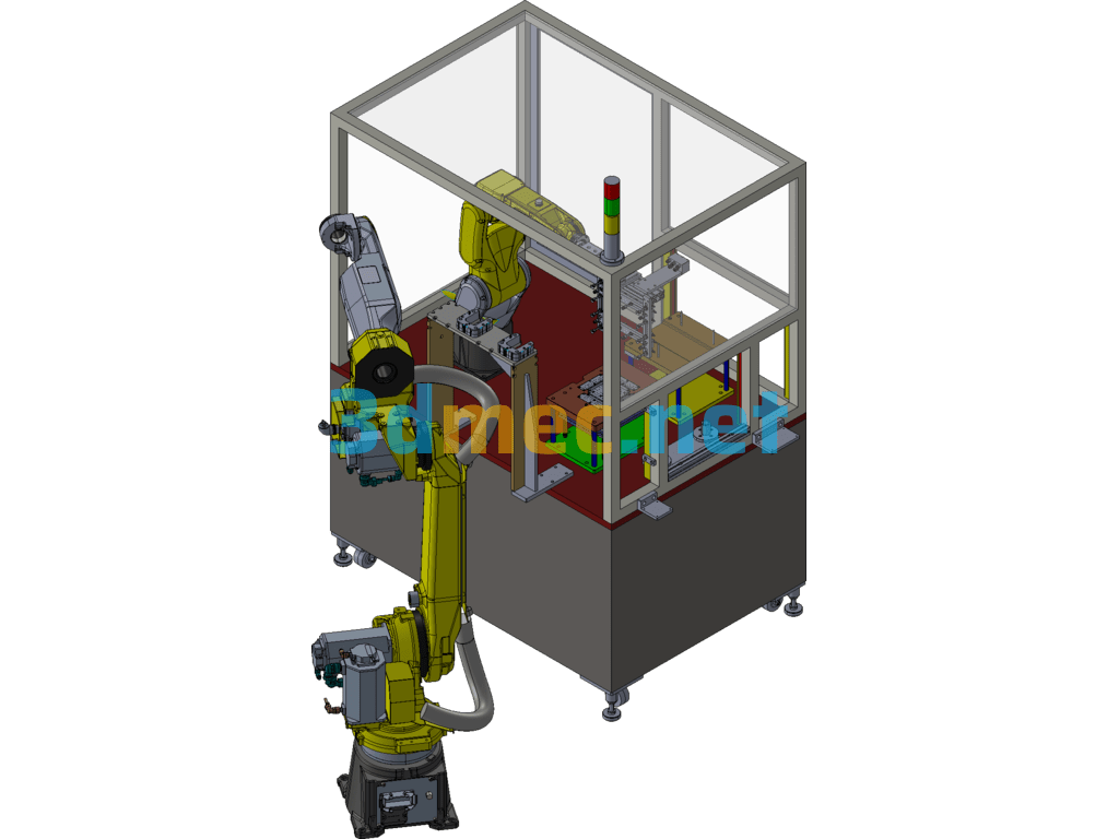 Automatic Laminating Machine Creo(ProE) 3D Model Free Download