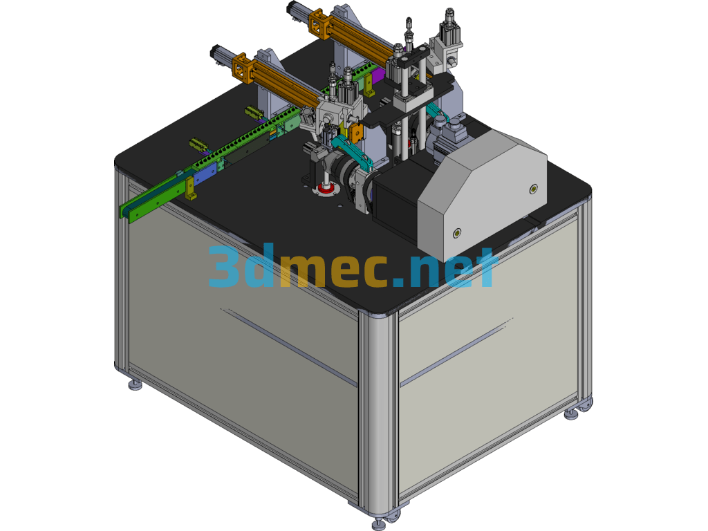Automatic Rotor Winding Machine Creo(ProE) 3D Model Free Download