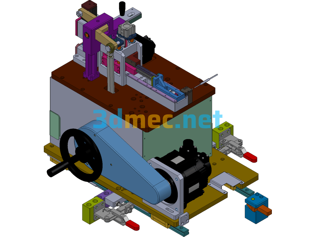 Conjugate Cam Pin Modules (Non-Standard Automation Industry) Exported 3D Model Free Download