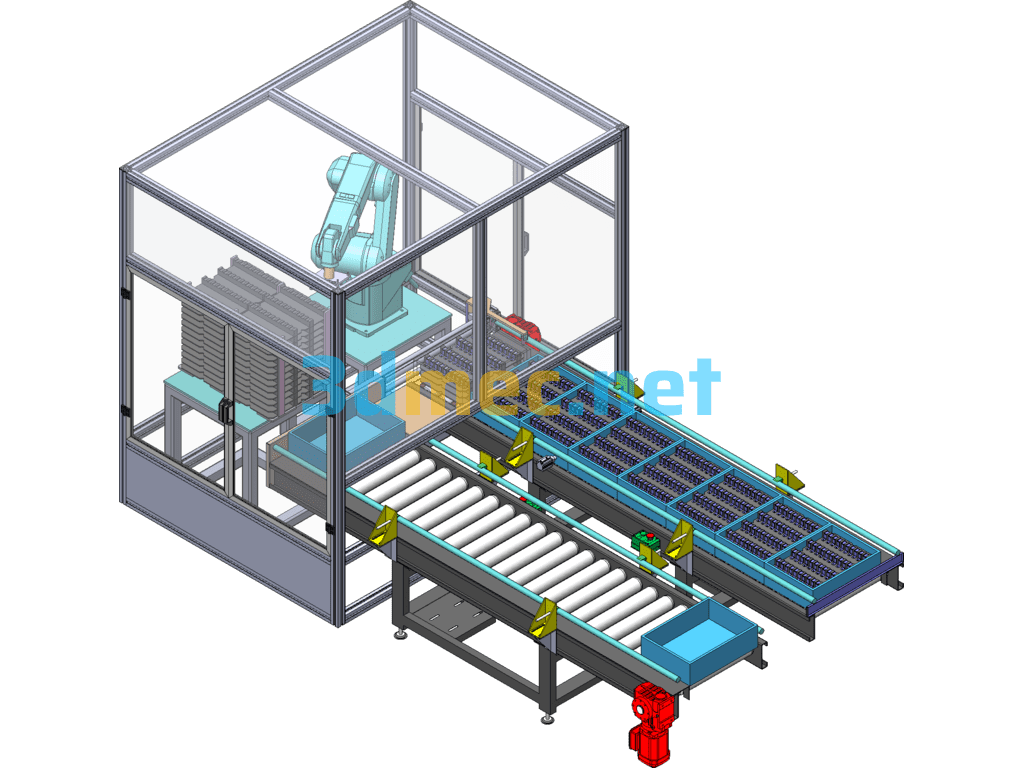Stamping Parts Automatic Loading Equipment (Including DFM, Quotation) SolidWorks 3D Model Free Download