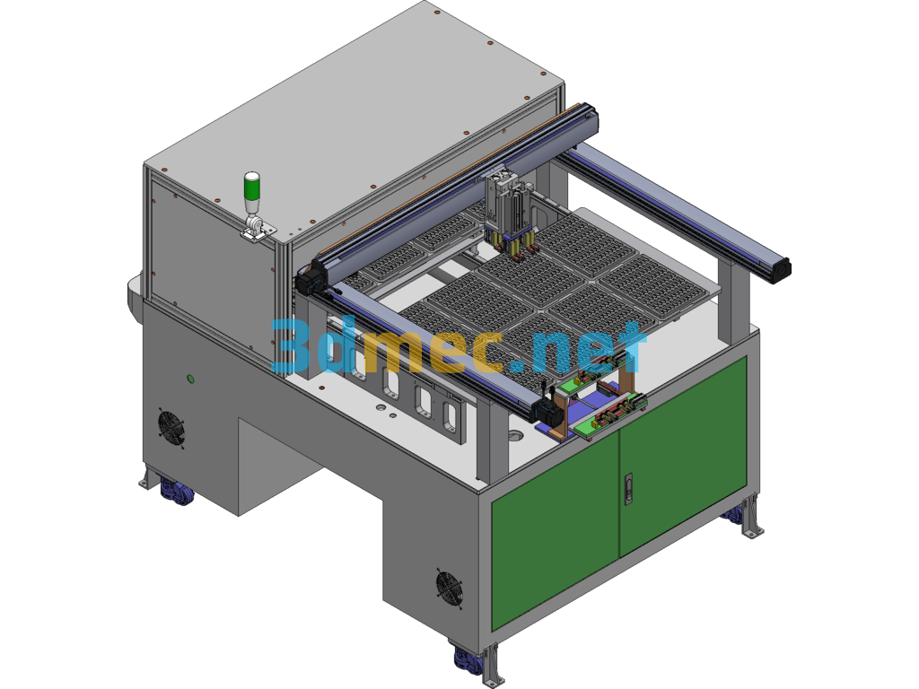 Pointing And Plating Machine SolidWorks 3D Model Free Download