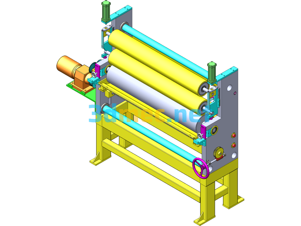 Packaging Tape Applicator Head SolidWorks 3D Model Free Download