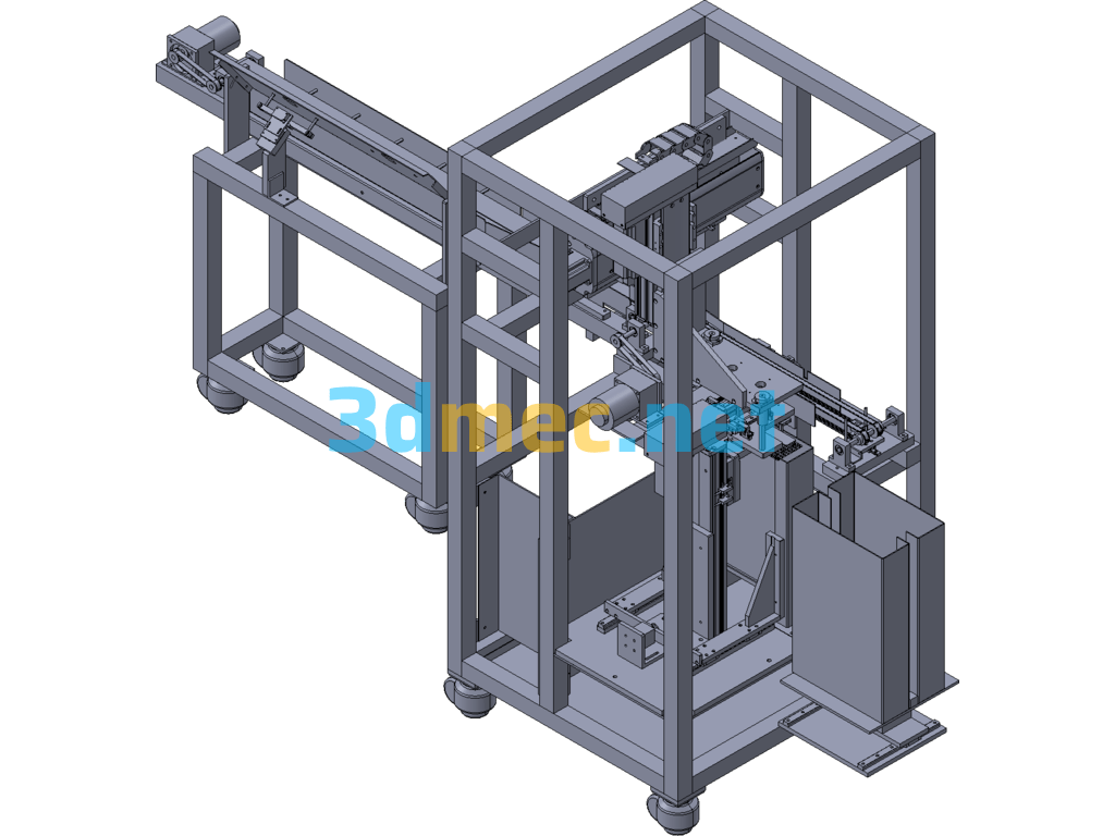 Semiconductor Board Loading And Unloading Equipment Exported 3D Model Free Download