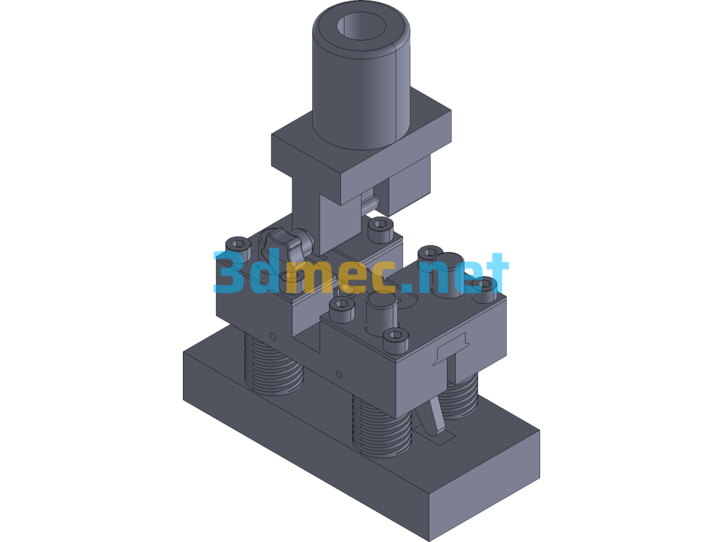Clamp And Slide Type Rounding Die Exported 3D Model Free Download
