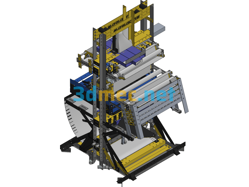 Press Crusher Design Exported 3D Model Free Download