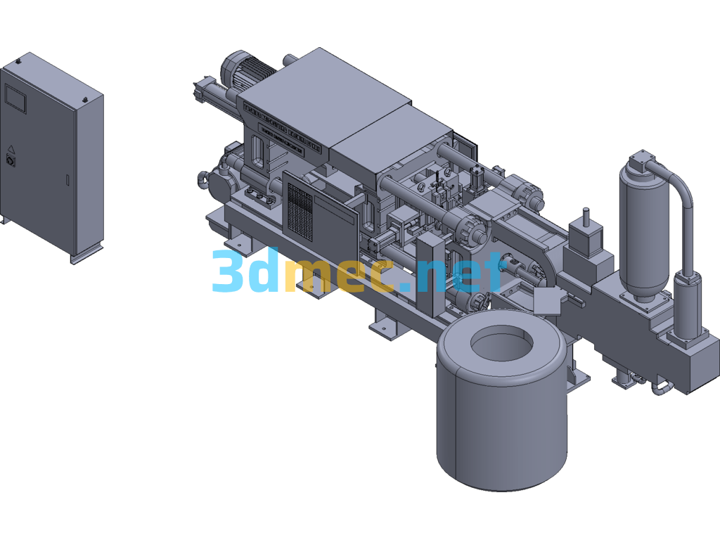 Die Casting Machines, Trimming Presses Exported 3D Model Free Download
