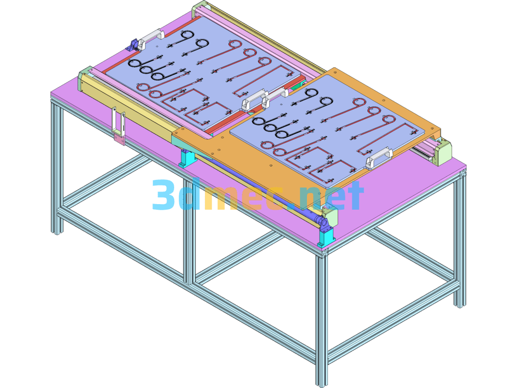 Double Loading And Unloading Device SolidWorks 3D Model Free Download