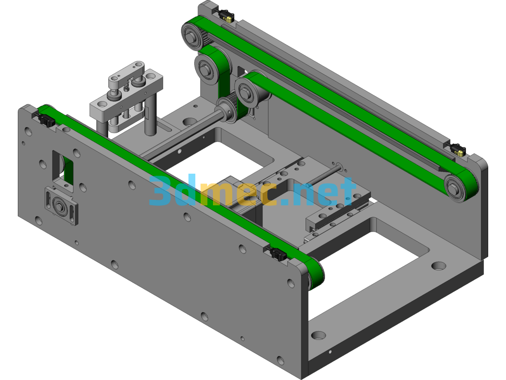 Adjustable Belt Line SolidWorks 3D Model Free Download