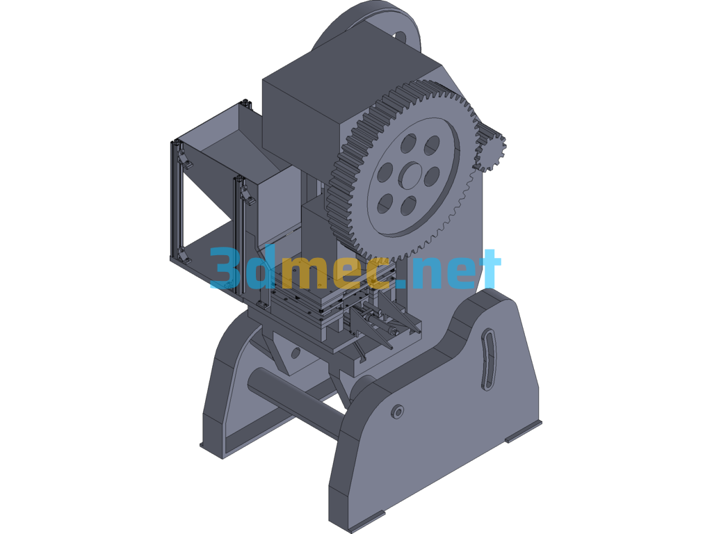 Automatic Feeding And Forming Equipment For Round Tube Punching Machine Exported 3D Model Free Download