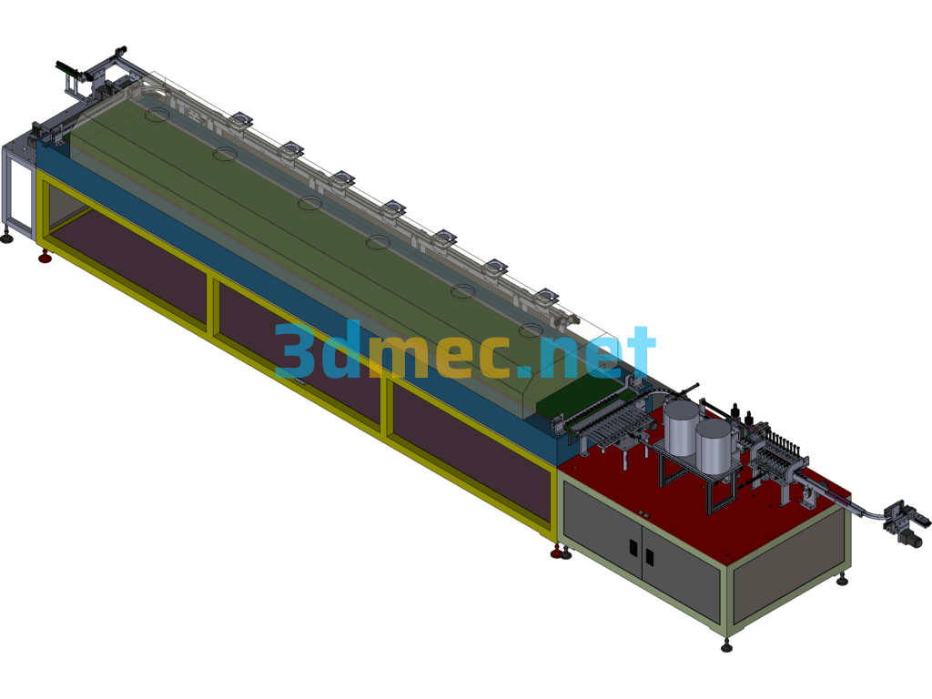 Model T73 Relay Dispensing And Oven Connections Creo(ProE) 3D Model Free Download