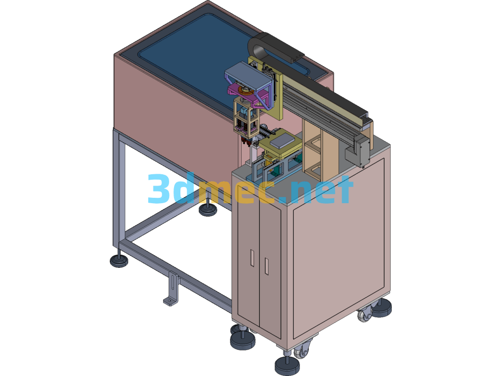 Plastic Parts Bar Feeding Equipment Creo(ProE) 3D Model Free Download